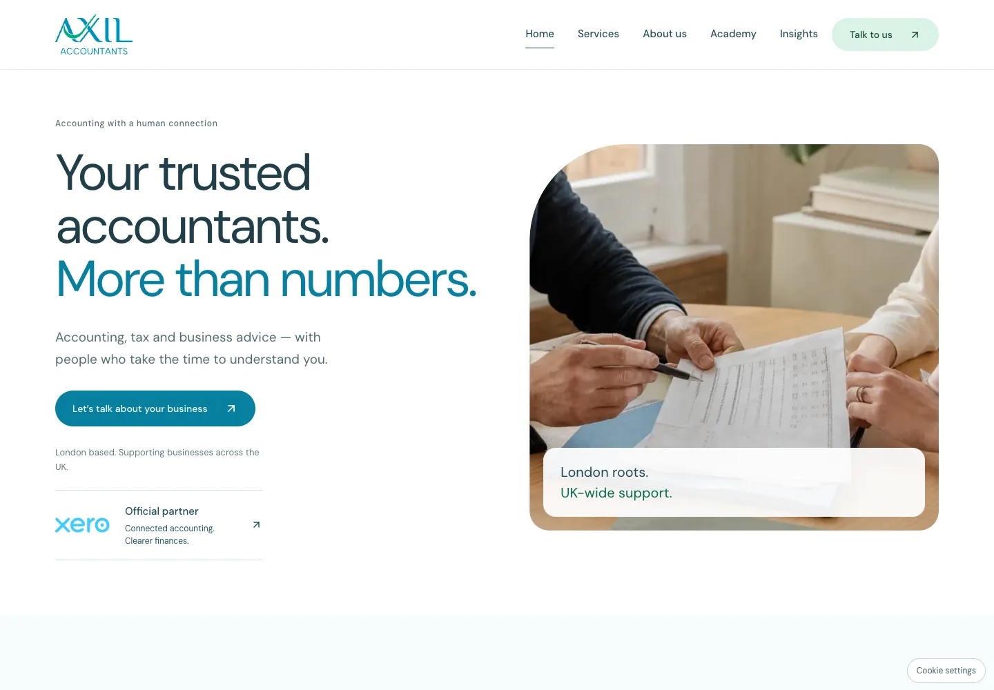 Axil Accountants: Building a Connected Website for an Accounting Business